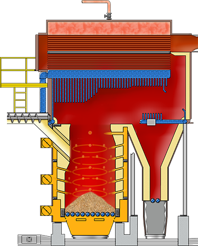 Wellons Package Boiler Illustration